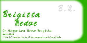 brigitta medve business card